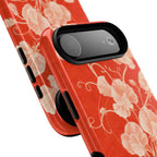 Red Flora MagSafe iPhone Case