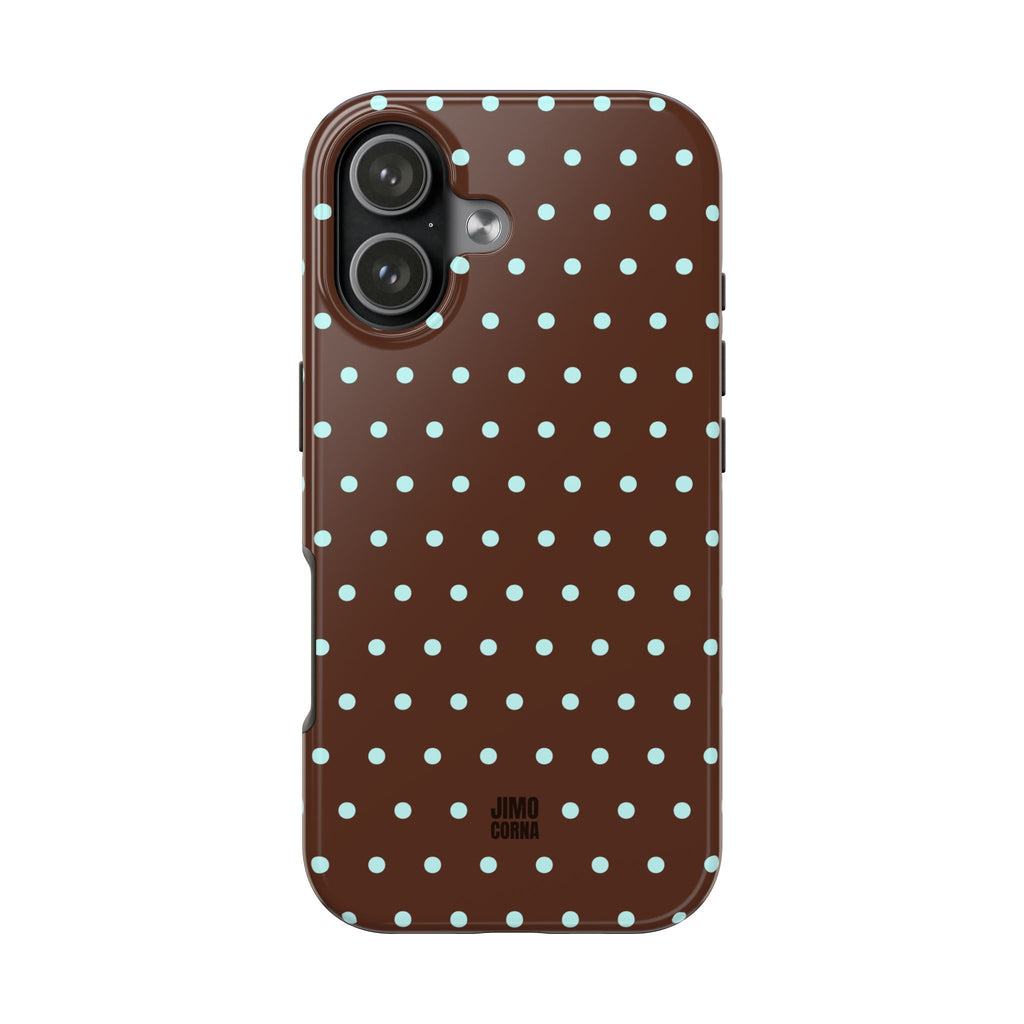 Polka Dot | Brown and Blue