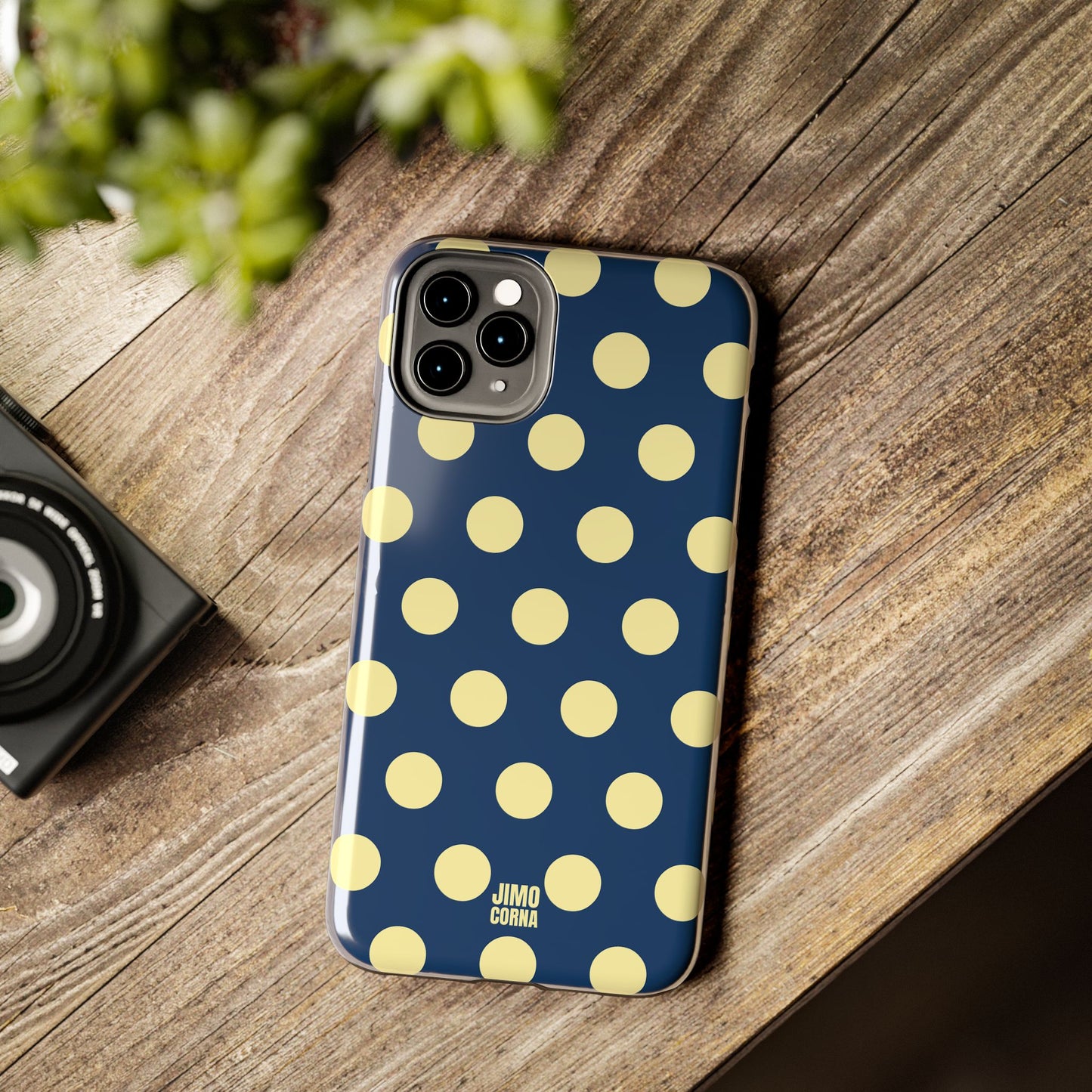 Big Polka Dot | Blue and Cream