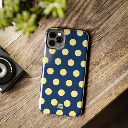 Big Polka Dot | Blue and Cream