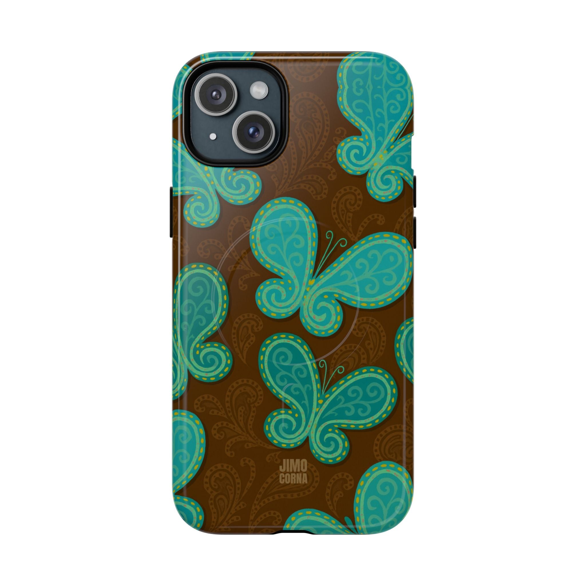 Cocoa Breeze Butterflies MagSafe iPhone Case