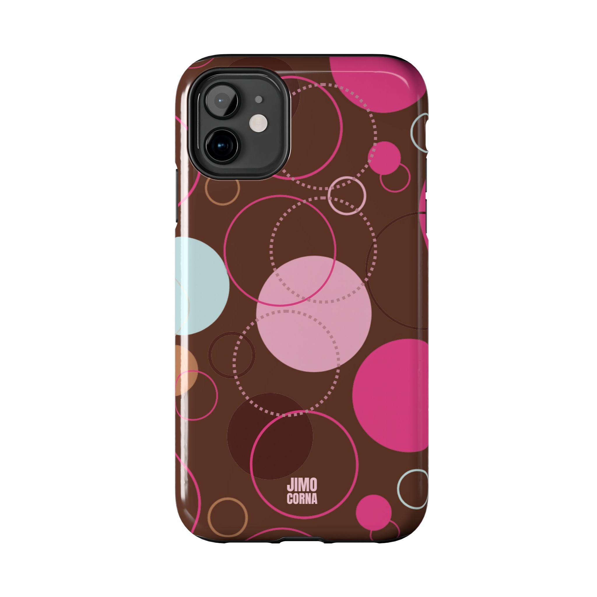 Spiral Pop iPhone Case | Brown