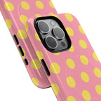 Big Polka Dot | Pink and Yellow