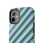 Angelina Stripes | Blue - iPhone Case