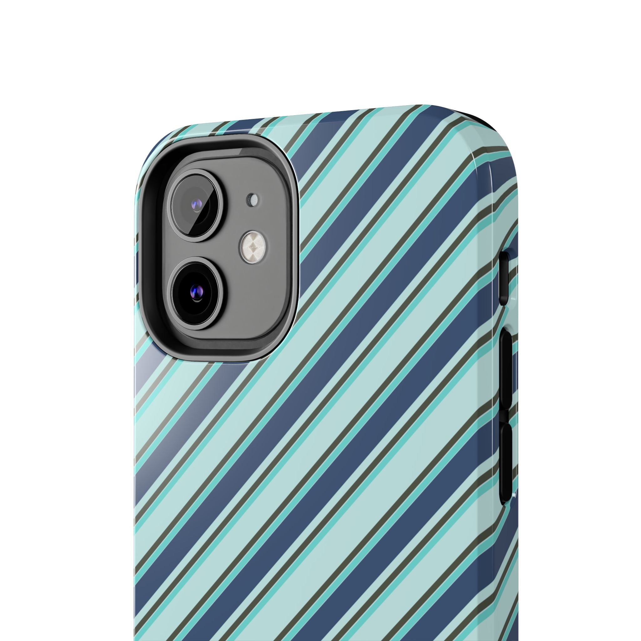 Angelina Stripes | Blue - iPhone Case