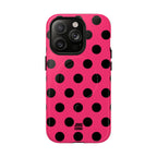 Big Polka Dot | Hot Pink and Black