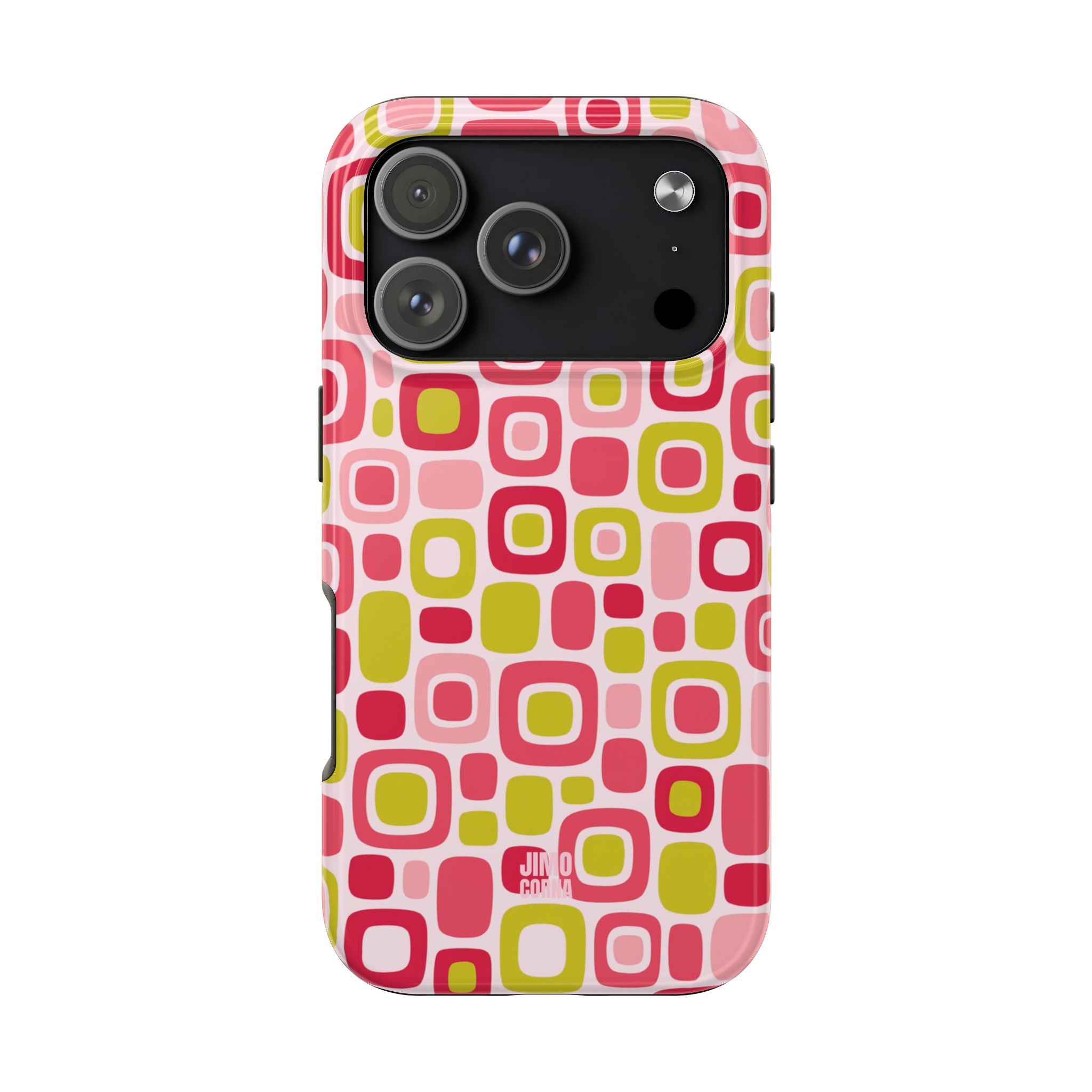 Bubble Pop Geometry iPhone Case
