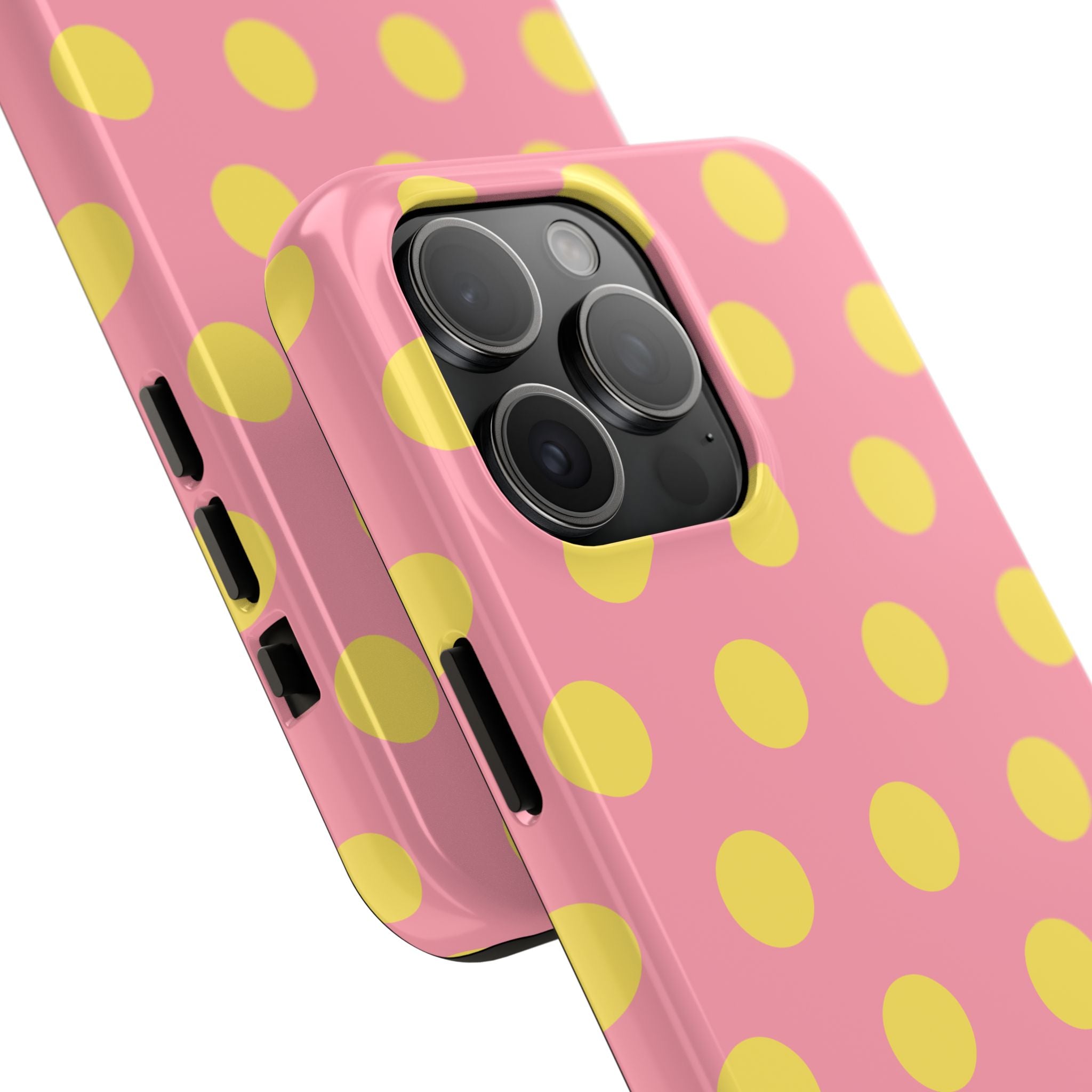 Big Polka Dot | Pink and Yellow