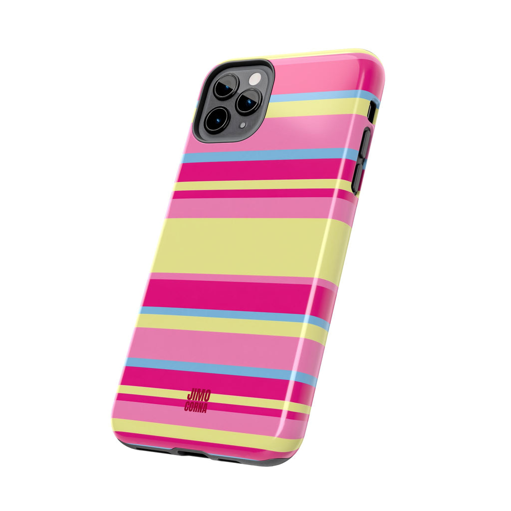 Lemonberry Stripe iPhone Case