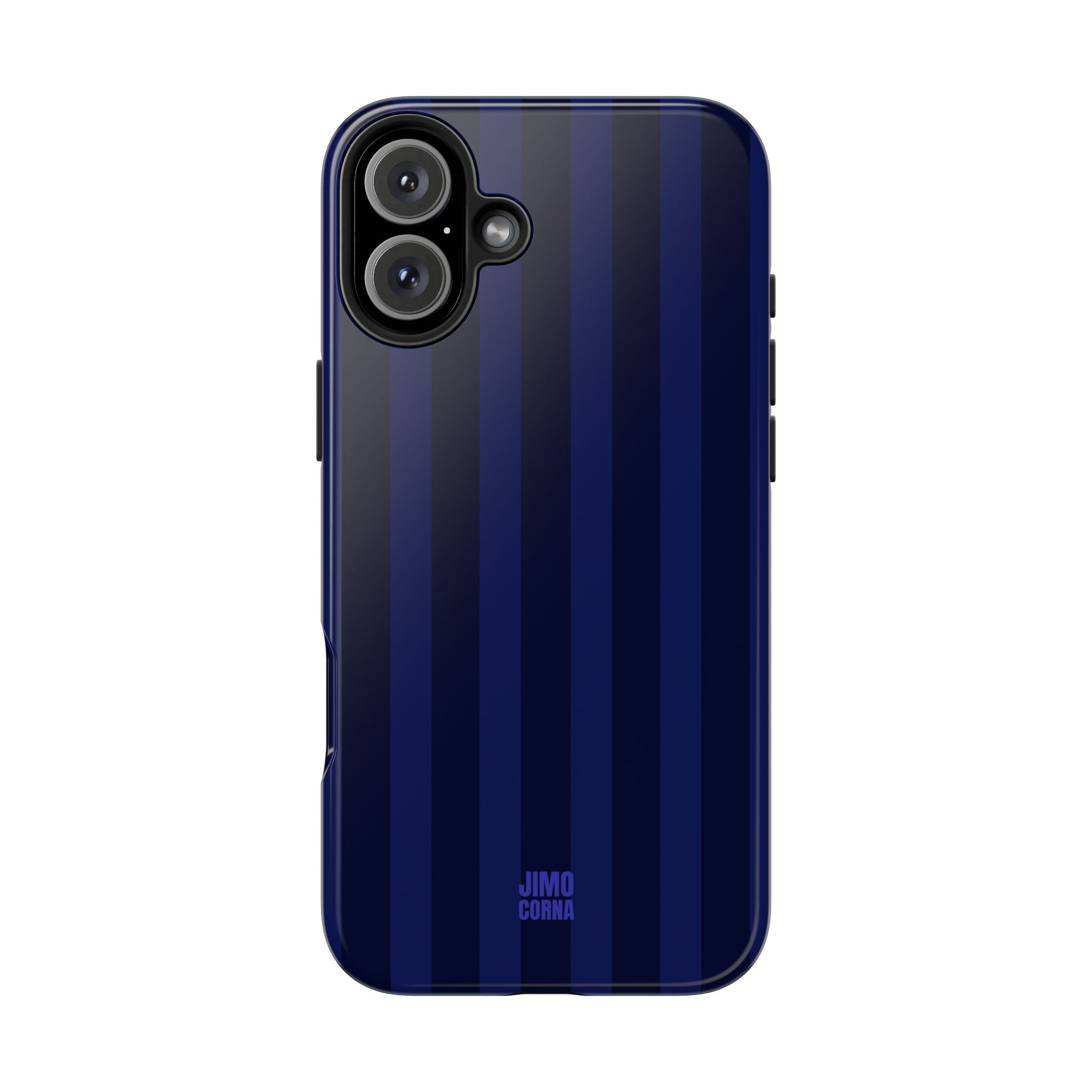 Bold Stripes iPhone Case | Navy Blue