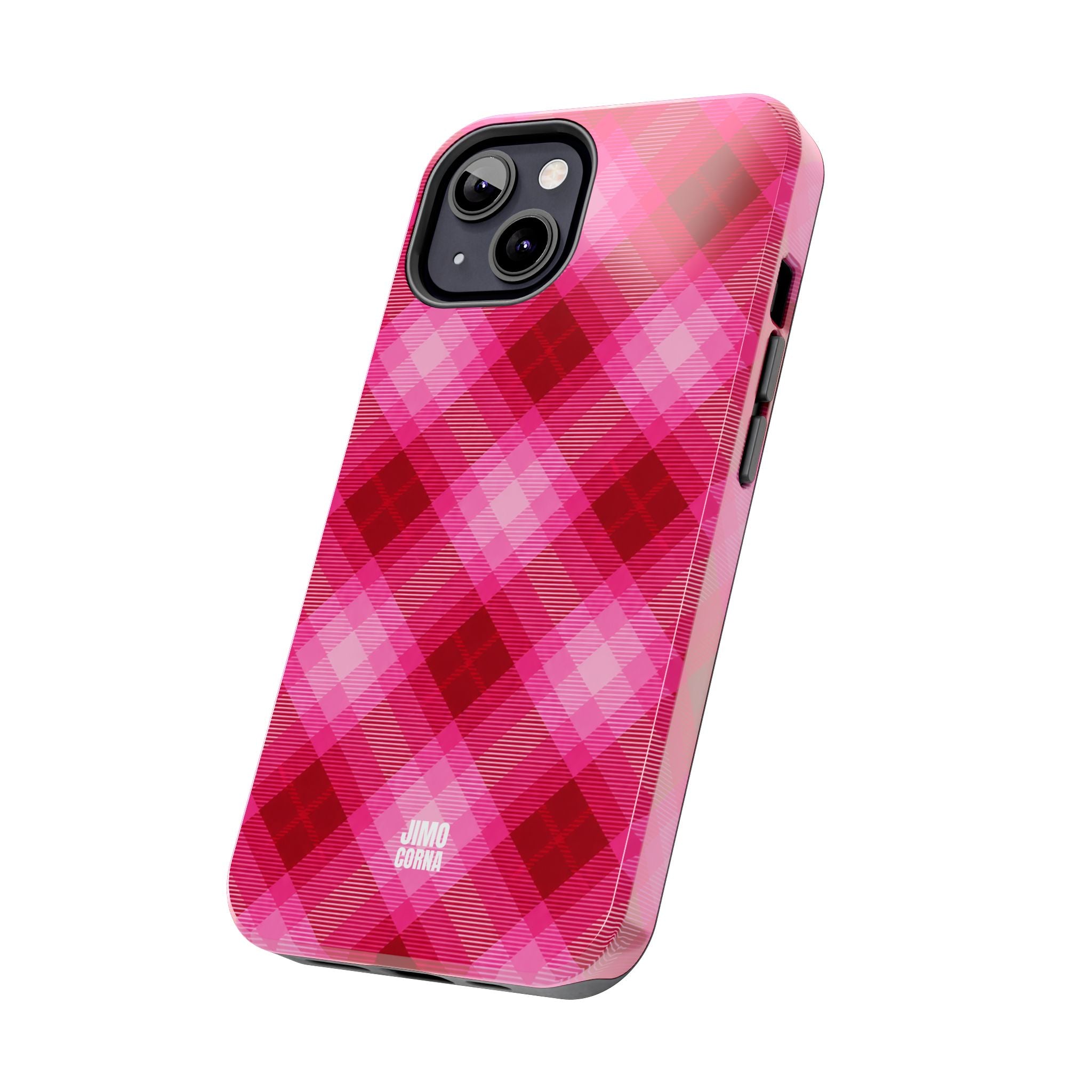 Pink Picnic Plaid iPhone Case