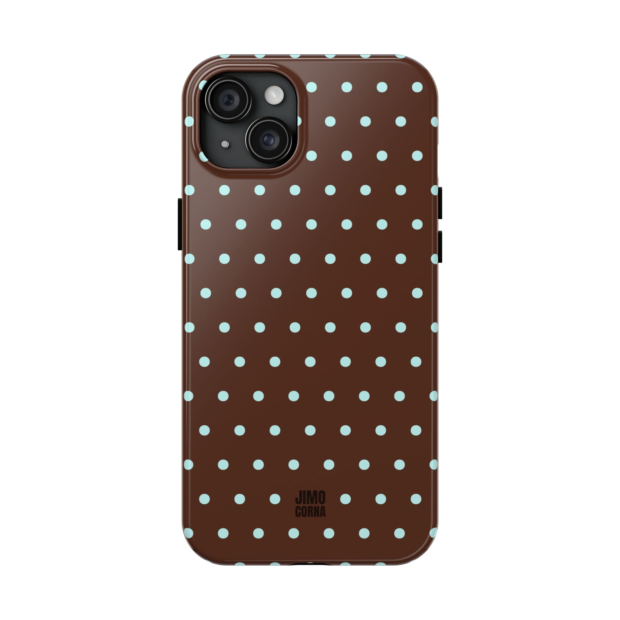 Polka Dot | Brown and Blue