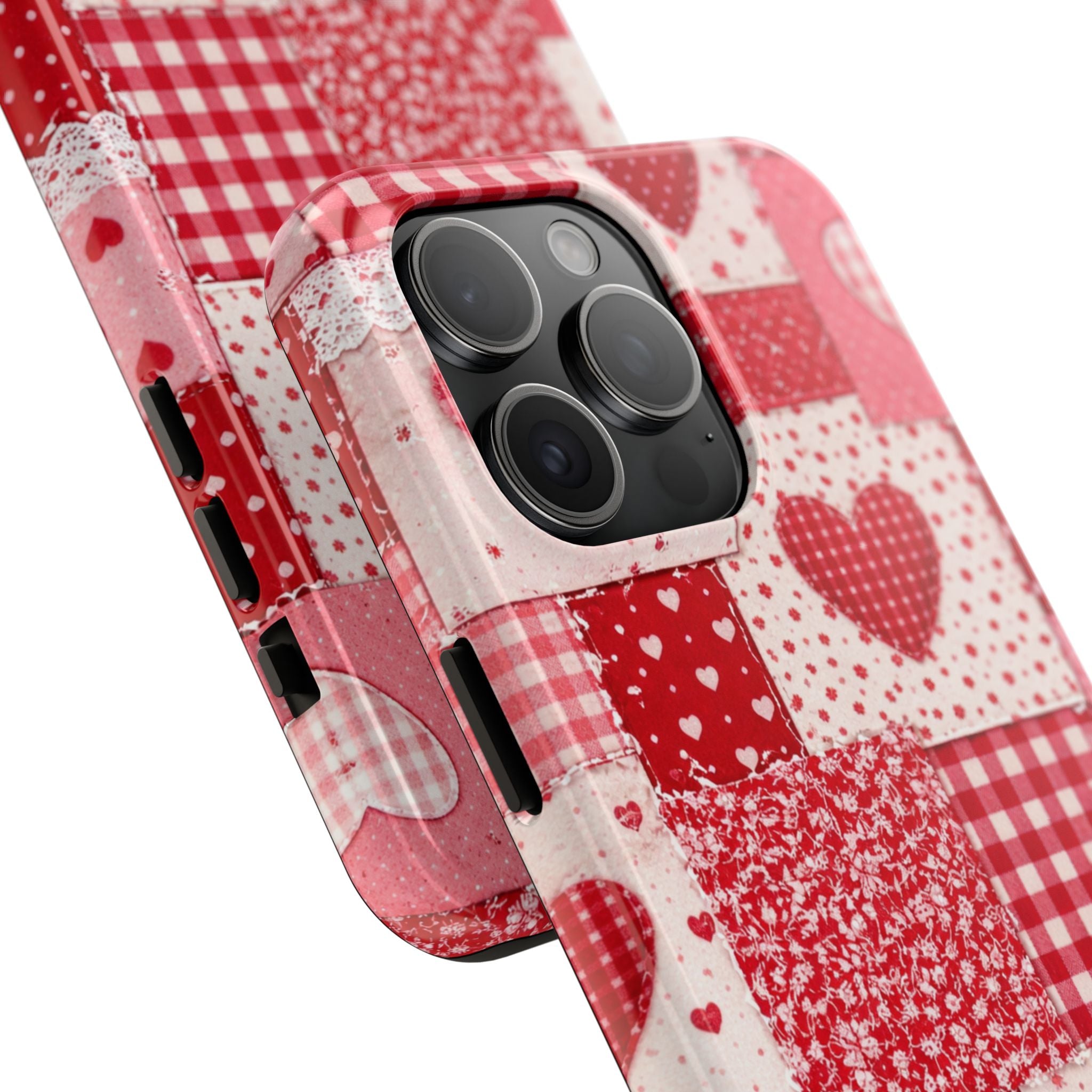 Patchwork Heart iPhone Case