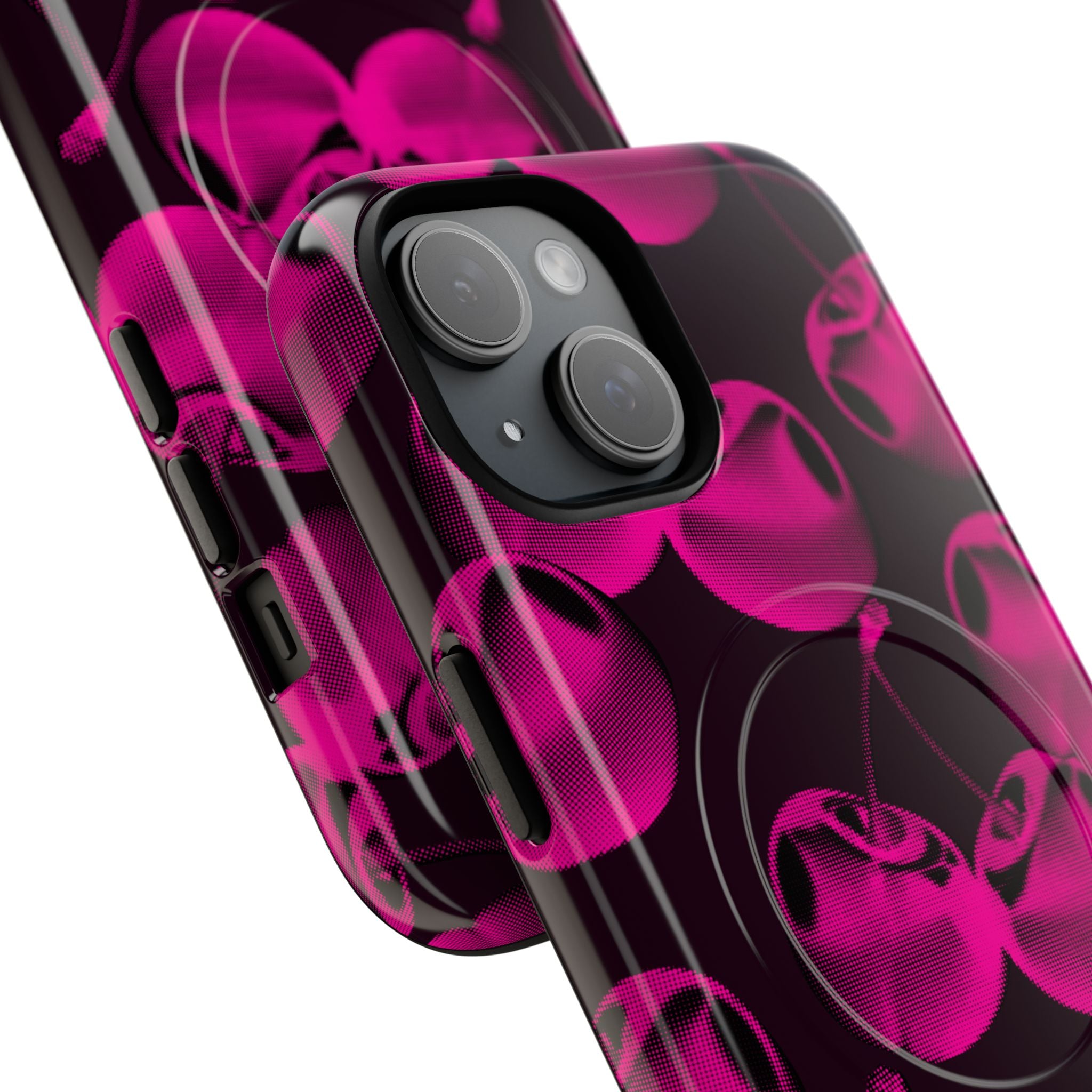 Pink Retro Cherries
