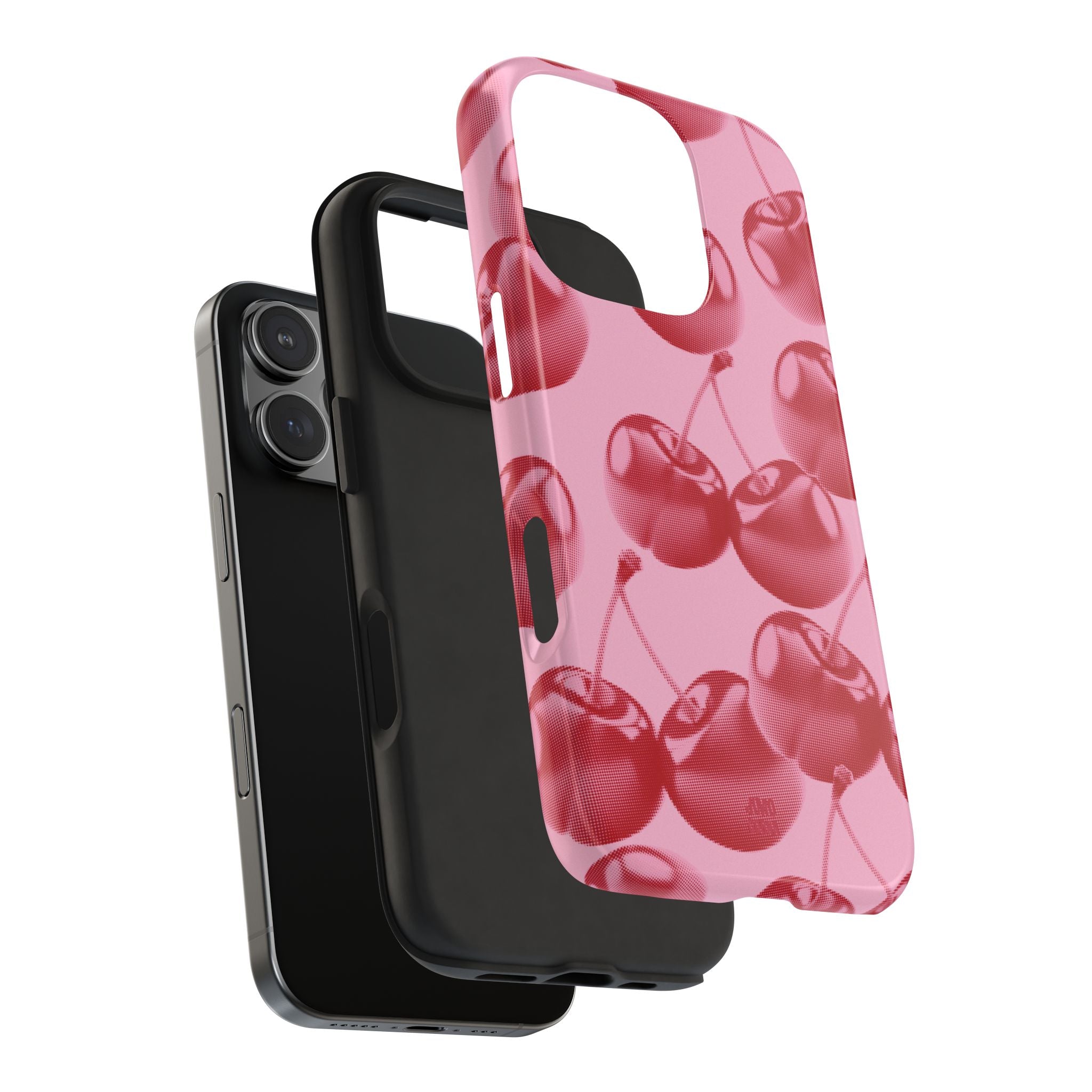 Pink Retro Cherries
