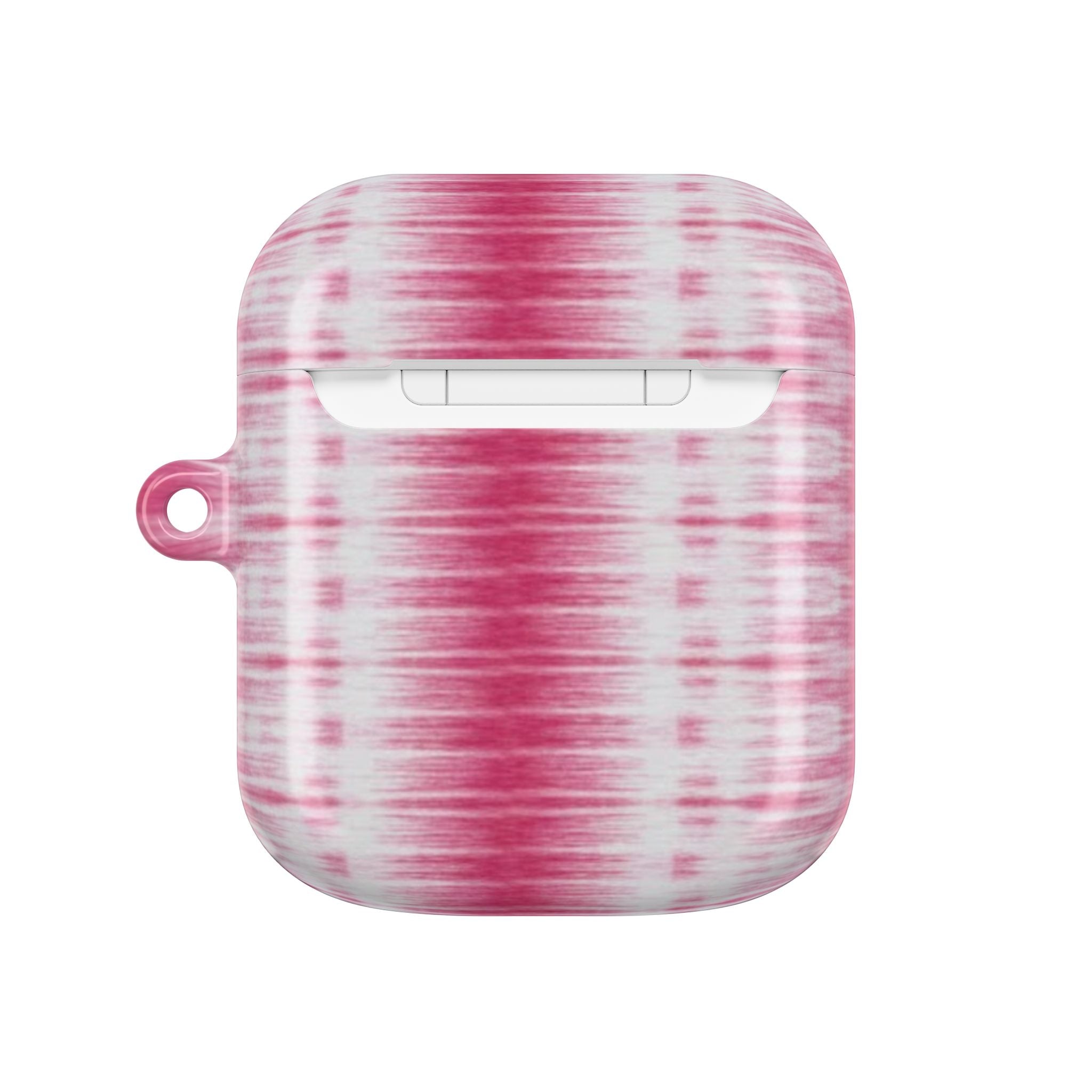 Pink Woven Texture AirPods Case