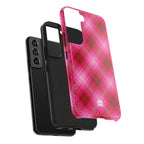 Pink Picnic Plaid Samsung Galaxy Case