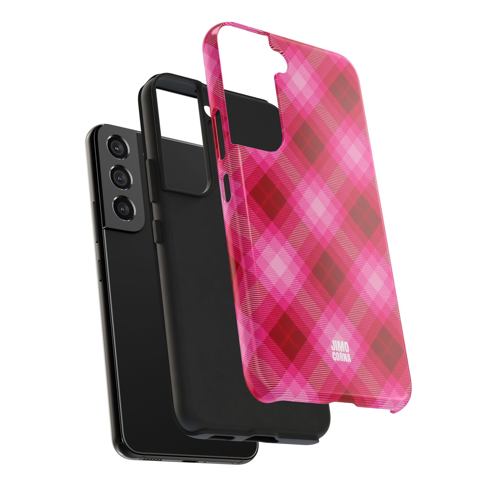 Pink Picnic Plaid Samsung Galaxy Case