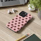 Big Polka Dot | Pink and Brown