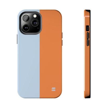 Orange and Blue Color Block