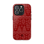 Holiday Knit | Red MagSafe iPhone Case