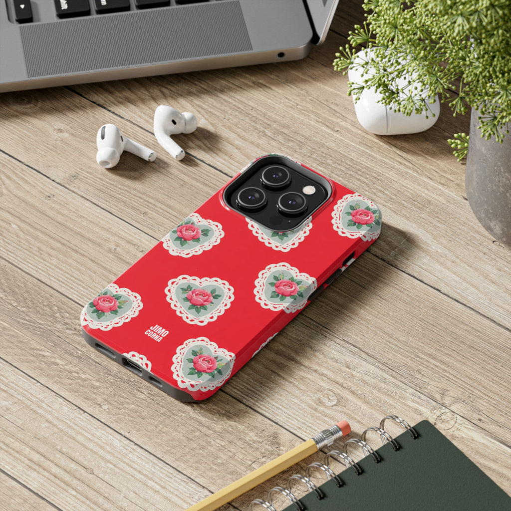 Rosy Lace iPhone Case