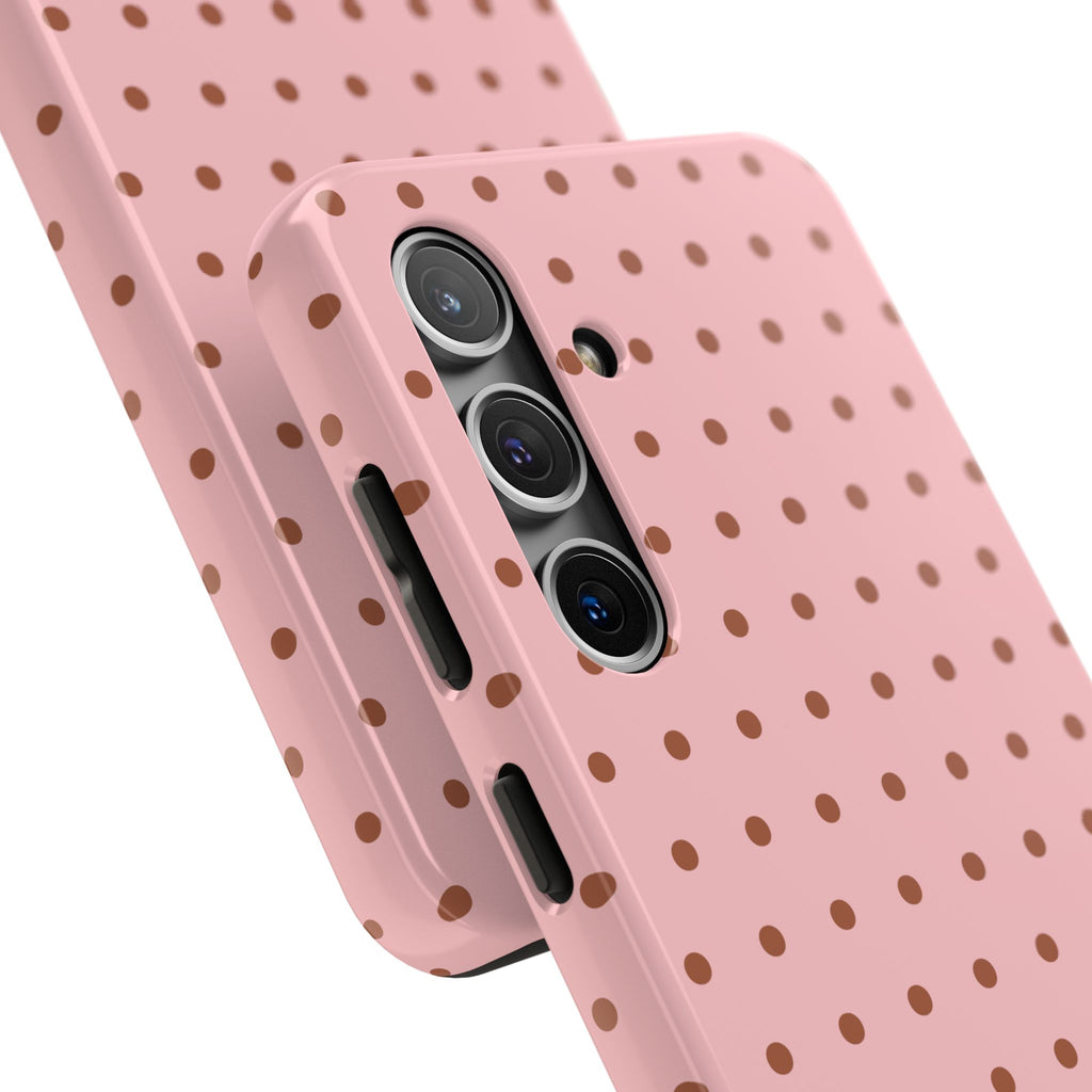 Polka Dot | Pink and Brown