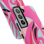 Pink Tropic Swirl Samsung Galaxy Case