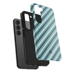 Angelina Stripes | Blue - iPhone Case