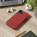 Farm Gingham iPhone Case | Red