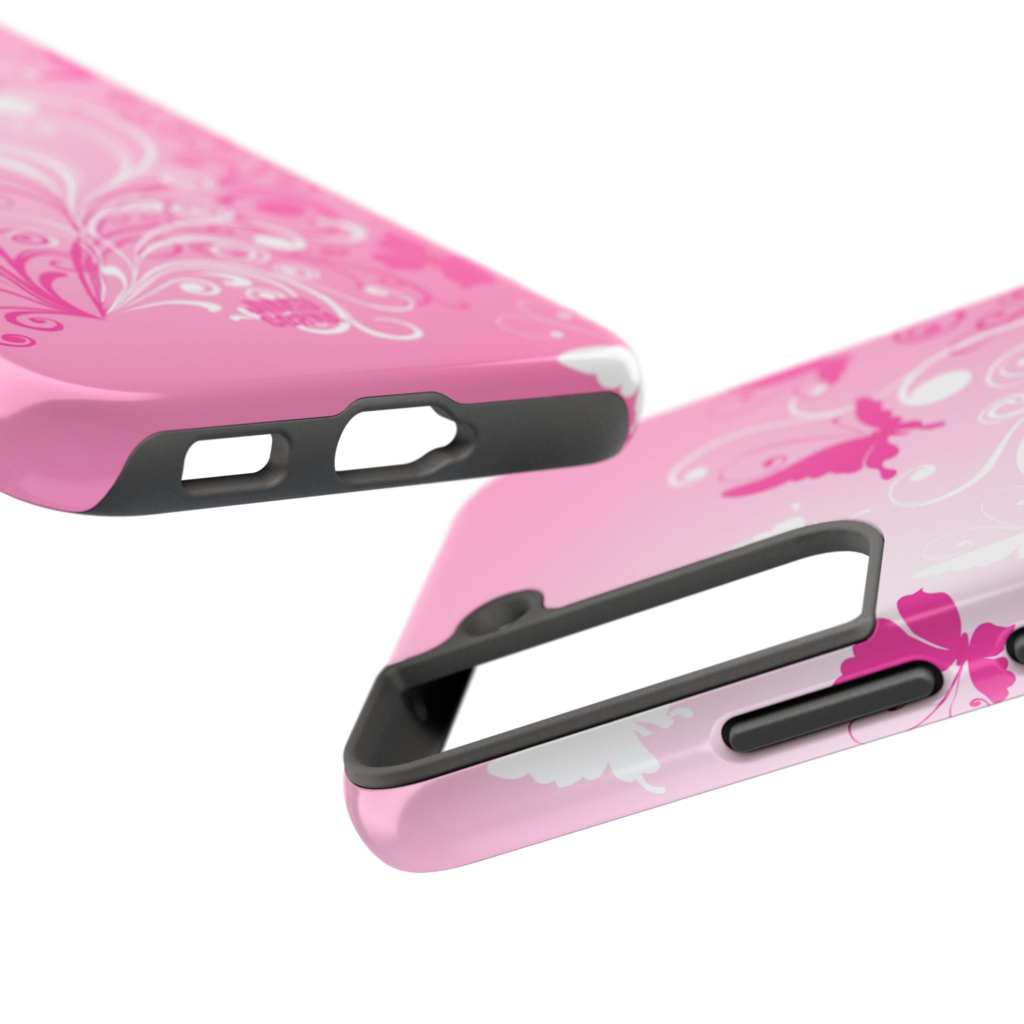 Pink Flutter Garden iPhone Case