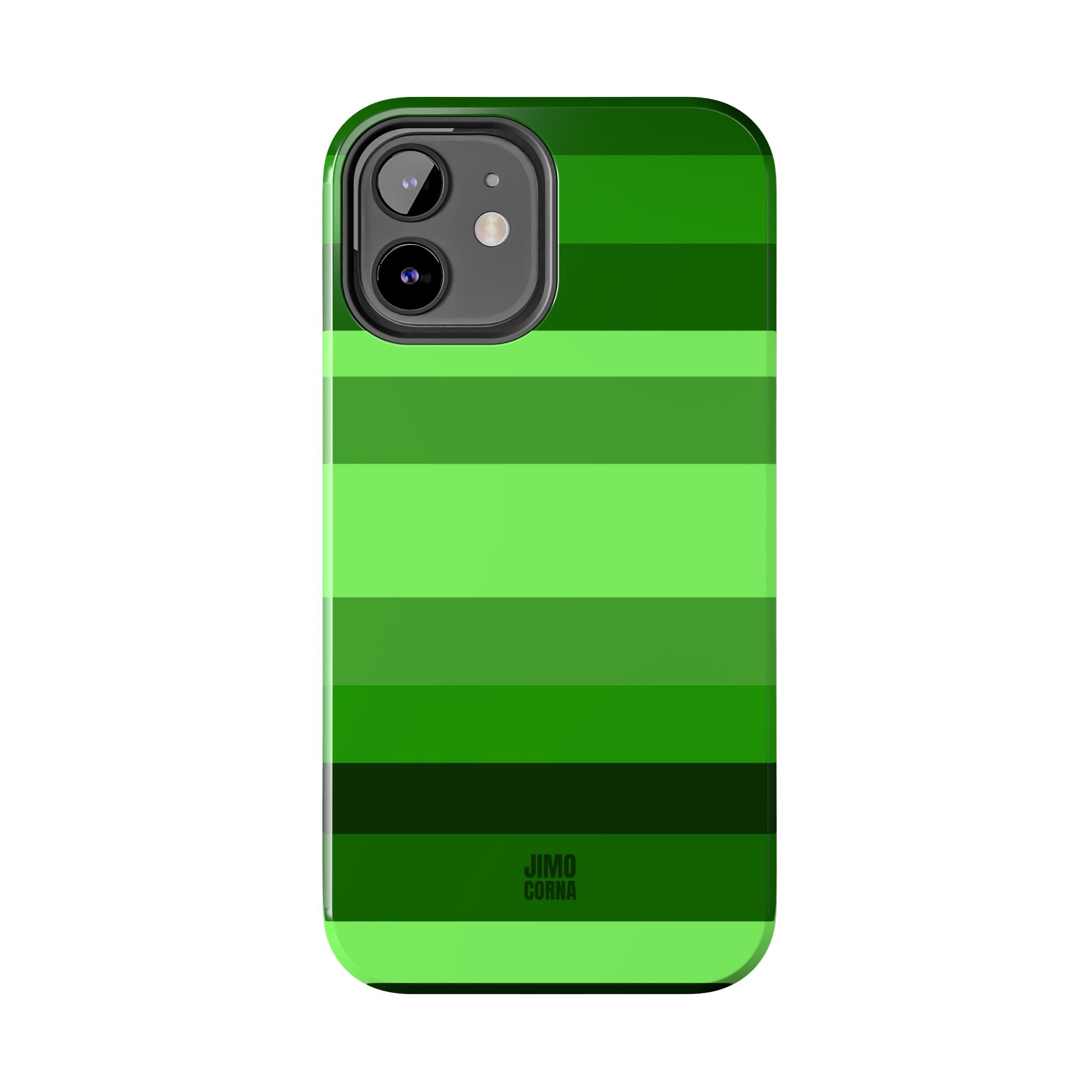 Matcha Stripe iPhone Case