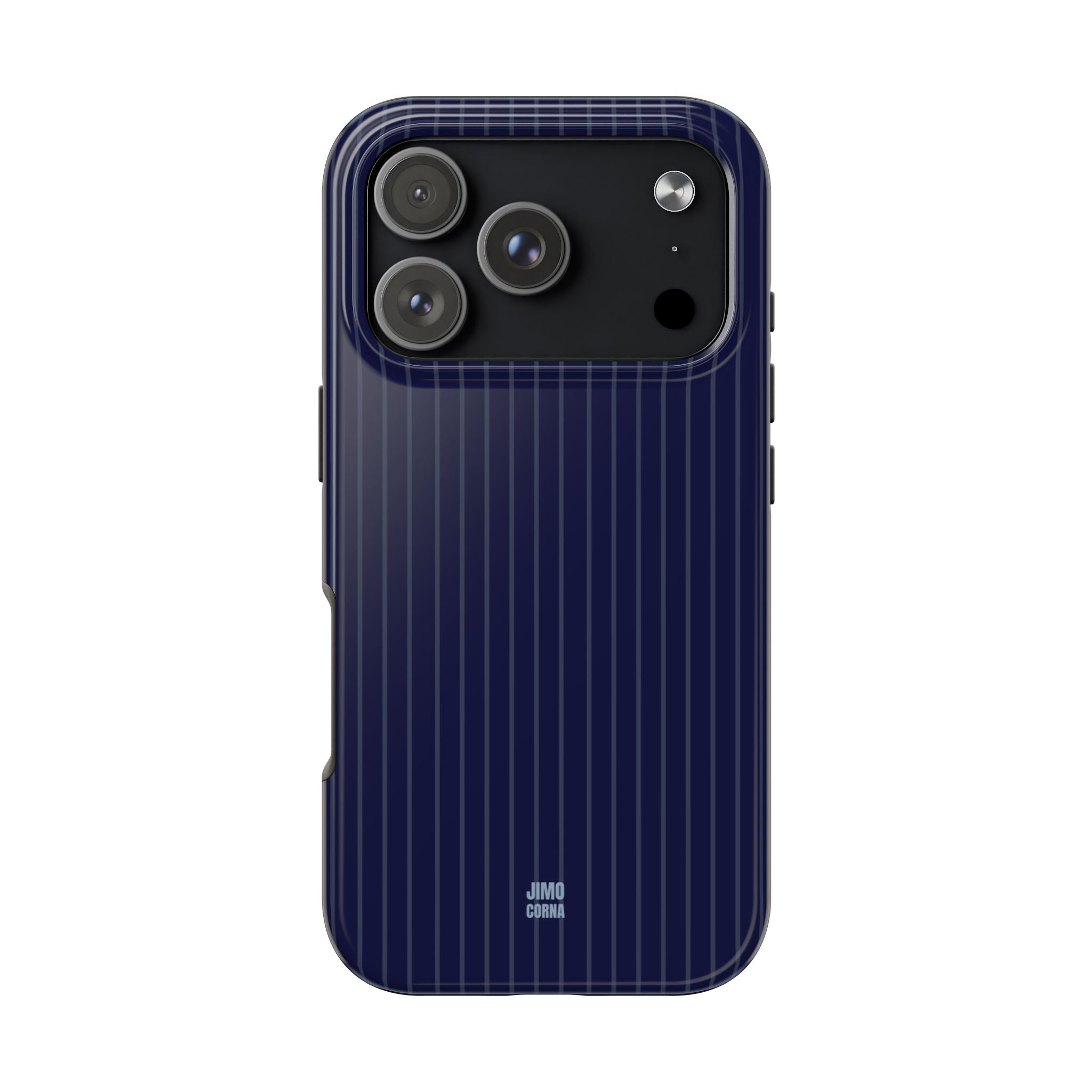 Navy Blue Soft Stripes