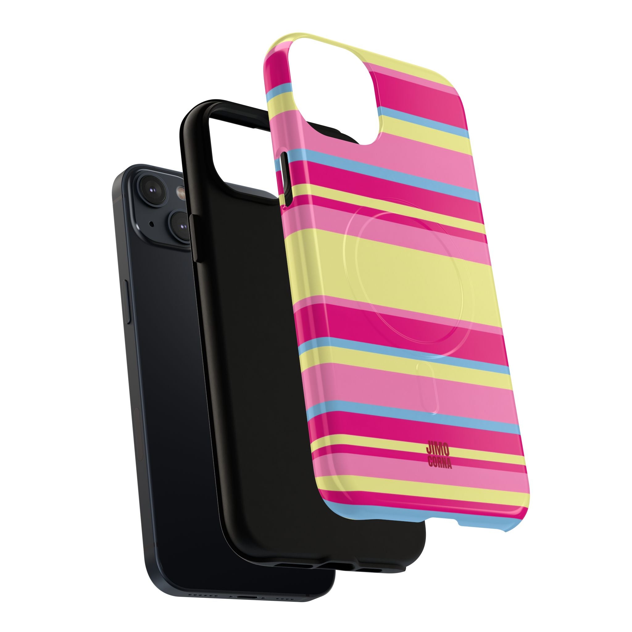 Lemonberry Stripe MagSafe iPhone Case