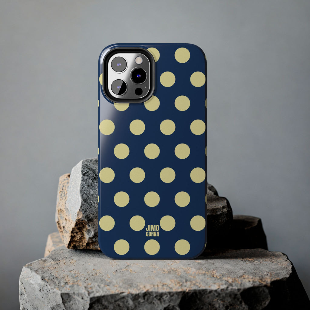 Big Polka Dot | Blue and Cream