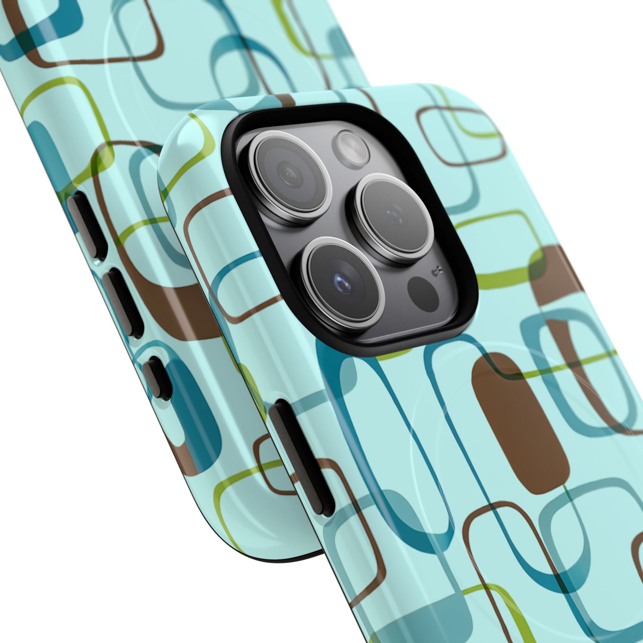 Coast Blocks MagSafe iPhone Case | Mint