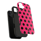 Big Polka Dot | Hot Pink and Black