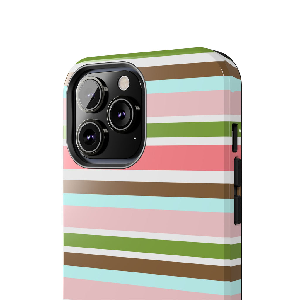 Sweet Candy Stripes iPhone Case