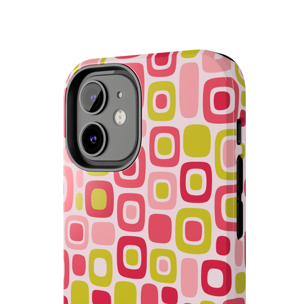 Bubble Pop Geometry iPhone Case