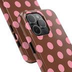 Big Polka Dot | Brown and Pink