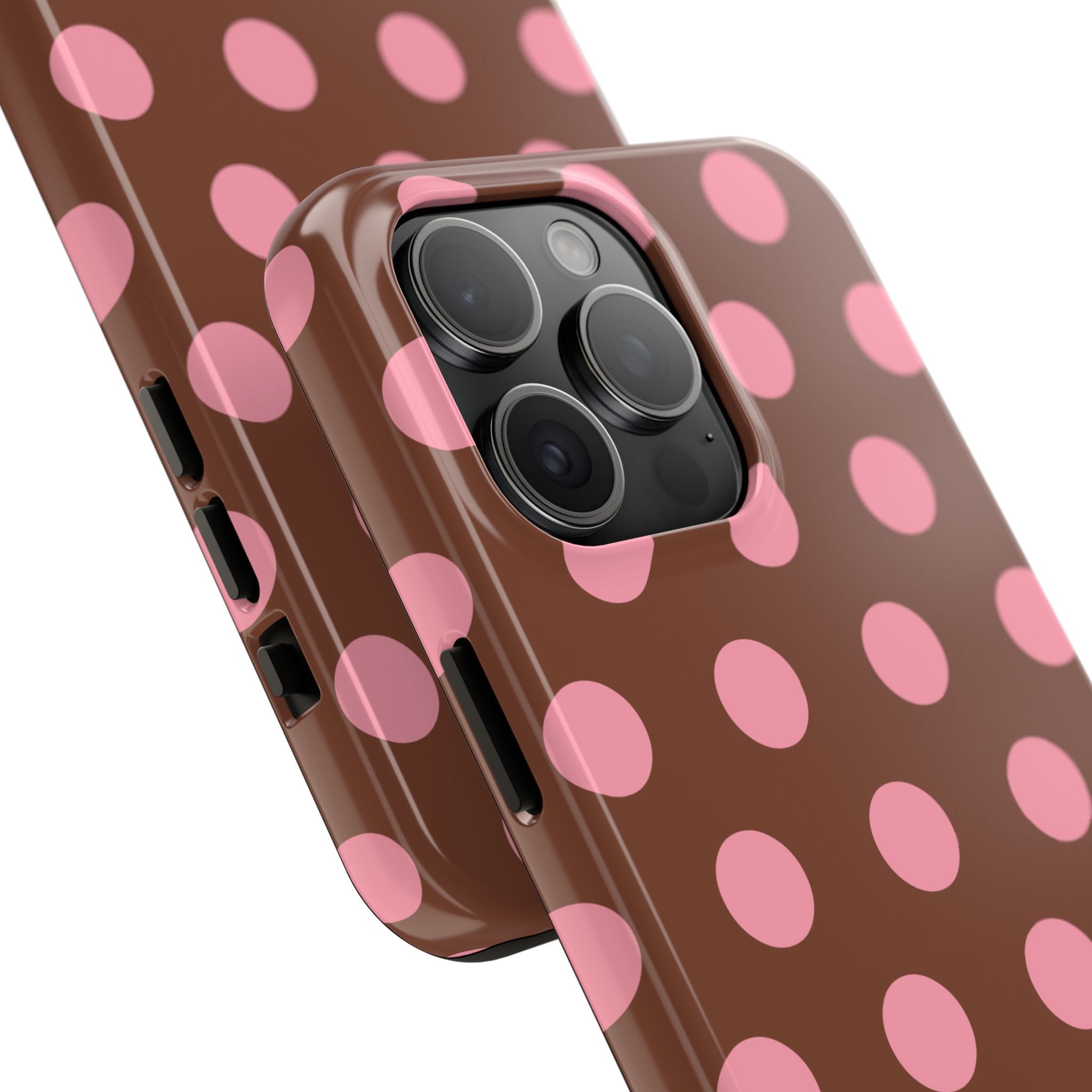 Big Polka Dot | Brown and Pink