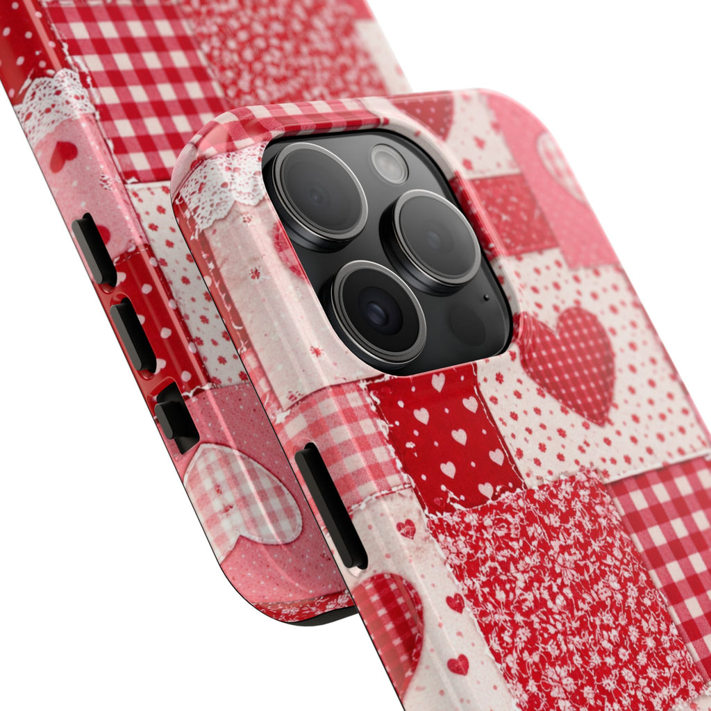 Patchwork Heart iPhone Case
