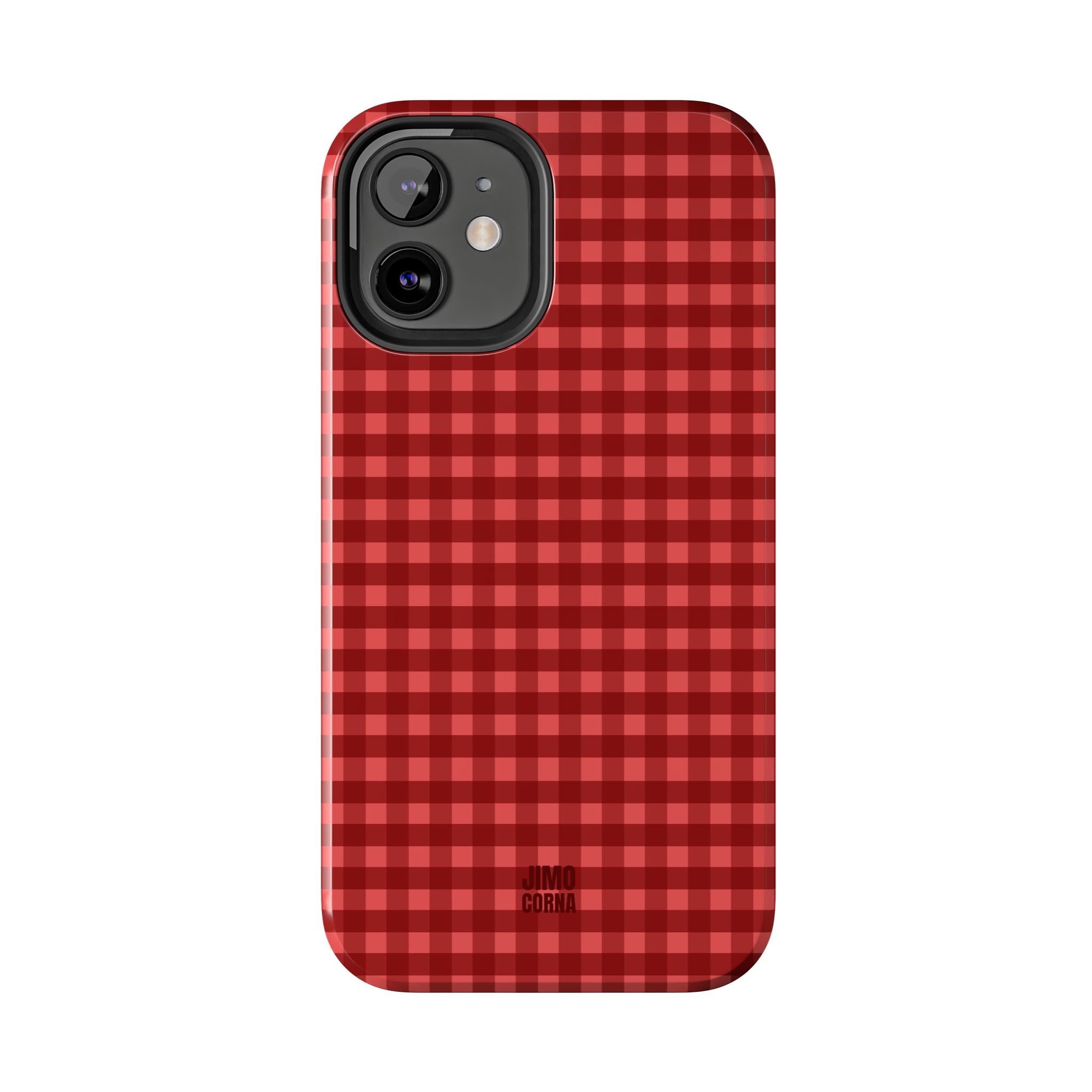 Farm Gingham iPhone Case | Red
