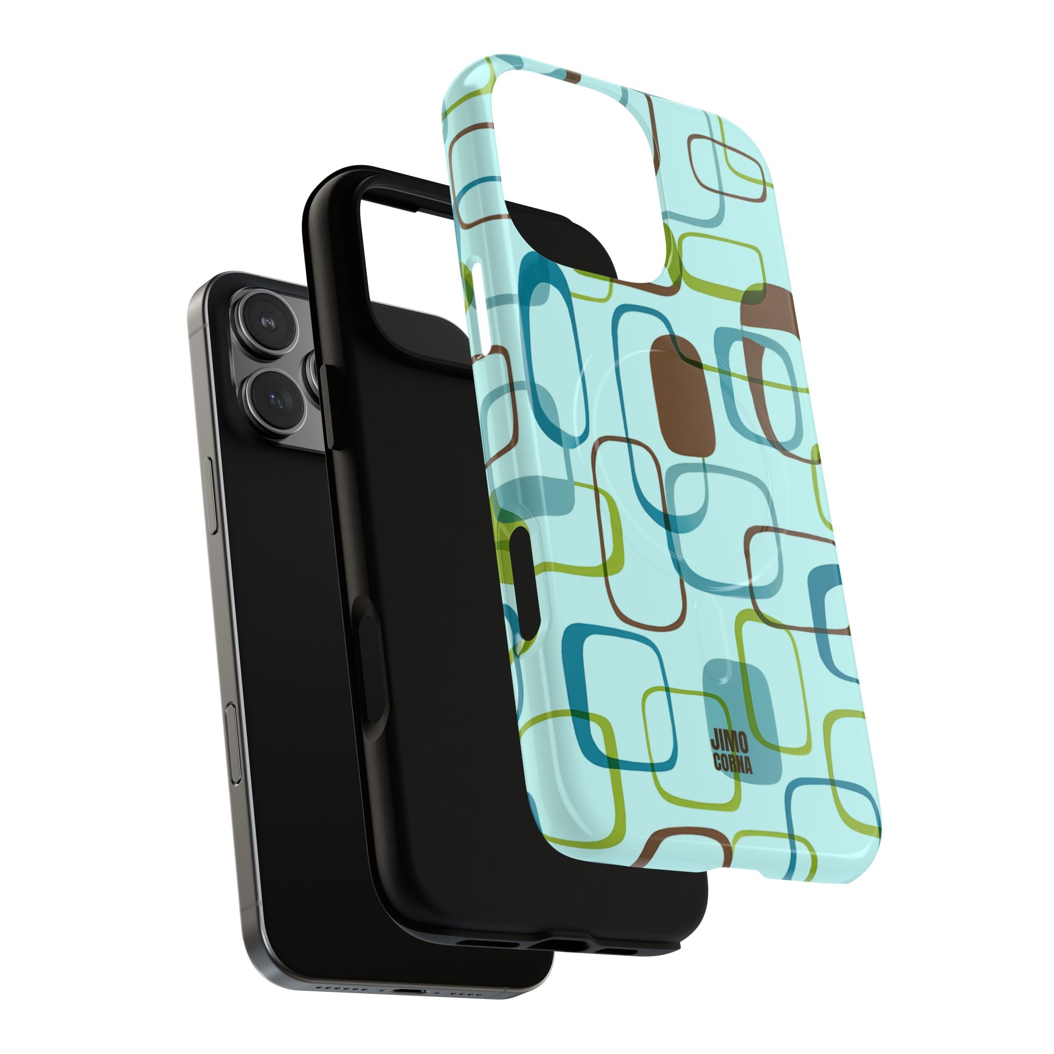 Coast Blocks MagSafe iPhone Case | Mint