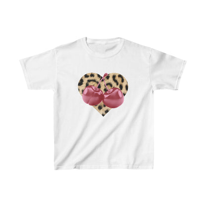 Leopard Cherry Baby Tee