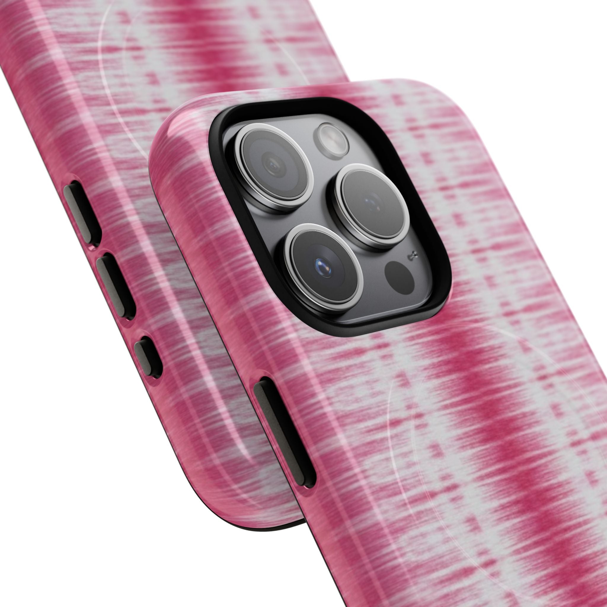 Pink Woven Texture MagSafe iPhone Case