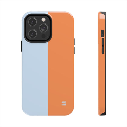 Orange and Blue Color Block