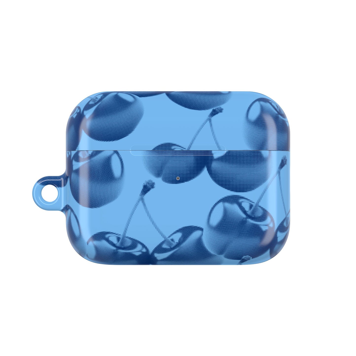 Blue Retro Cherries AirPods Case