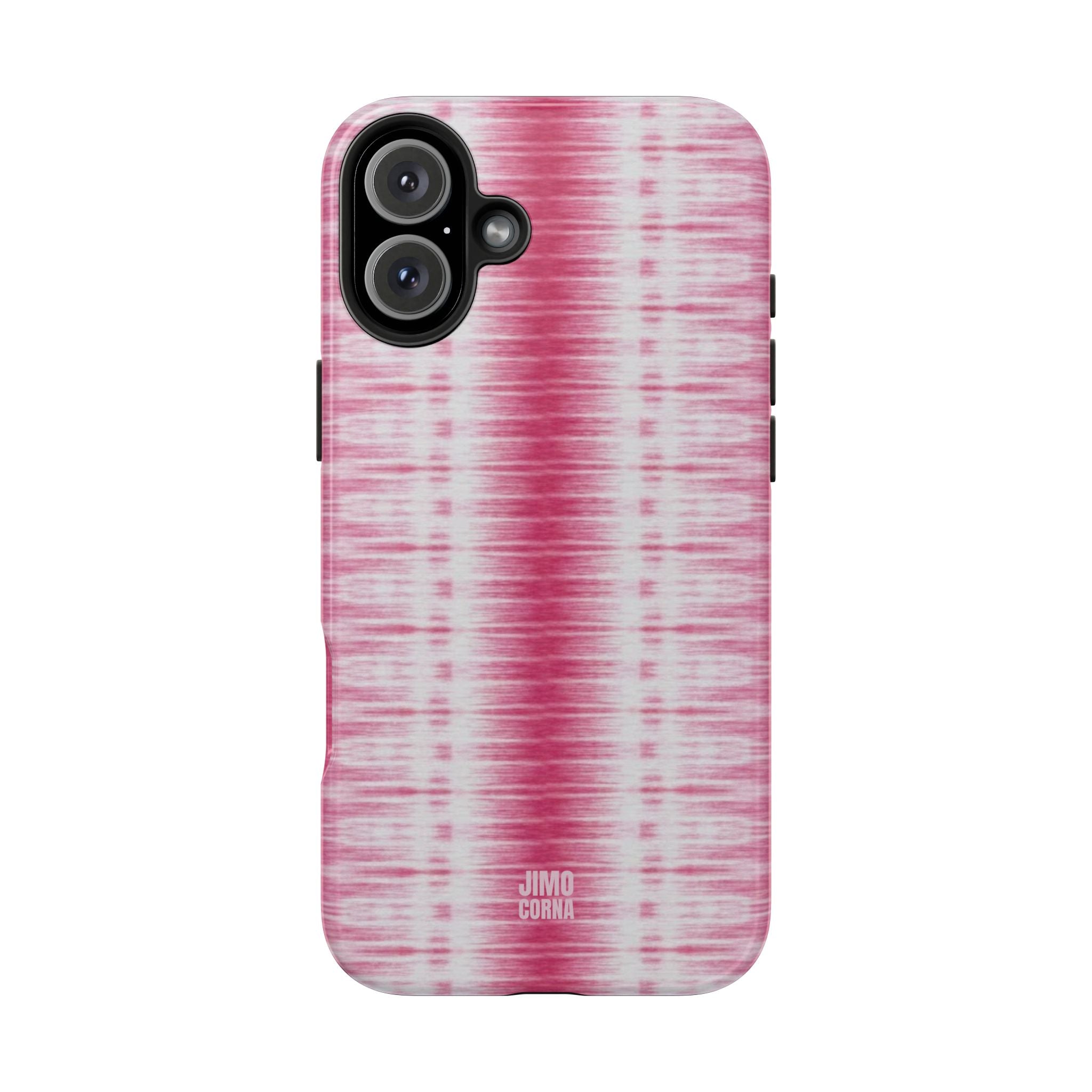 Pink Woven Texture iPhone Case