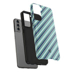 Angelina Stripes | Blue - iPhone Case
